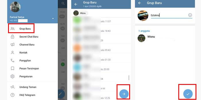 Cara Membuat Grup di Telegram